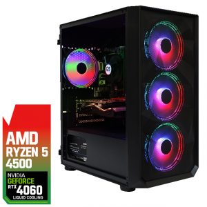 Phantom - AMD RYZEN 5 4500 16GB RTX 4060 8GB Liquid Cooling