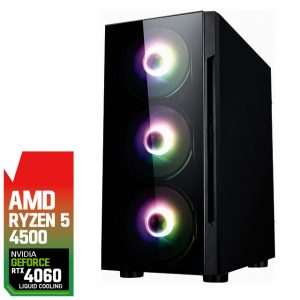 Flash - AMD RYZEN 5 4500  16GB RTX 4060 8GB LIQUID COOLING