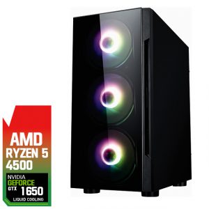 FLASH- AMD RYZEN 5 4500 16GB GTX 1650 LIQUID COOLING