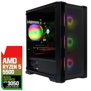 VENTO - AMD RYZEN 5 5500 16GB RTX 3050 LIQUID COOLING