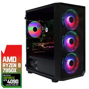 PHANTOM- AMD RYZEN 9 7950X 32GB RTX 4090 LIQUID COOLING