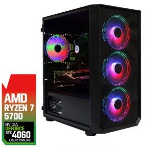 PHANTOM - AMD RYZEN 7 5700X 16GB RTX 4060 LIQUID COOLING