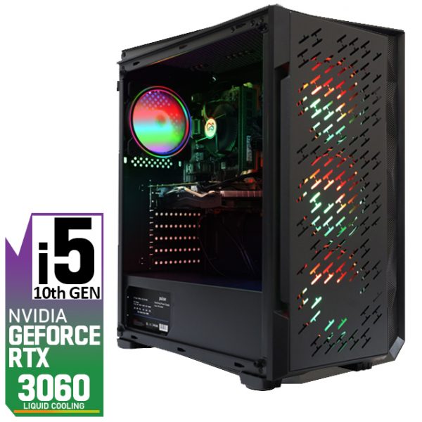 CROSSFIRE- i5 10th GEN  16GB RTX 3060 12GB LIQUID COOLING