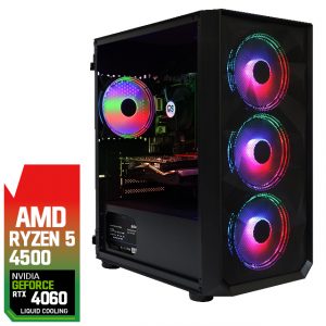 Phantom - Ryzen 5 4500 16GB RTX 4060 8GB 240MM Liquid Cooling